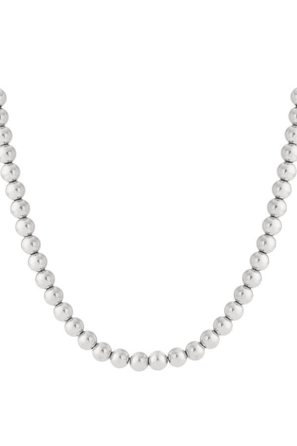 Collar de cuentas huecas - 12 mm