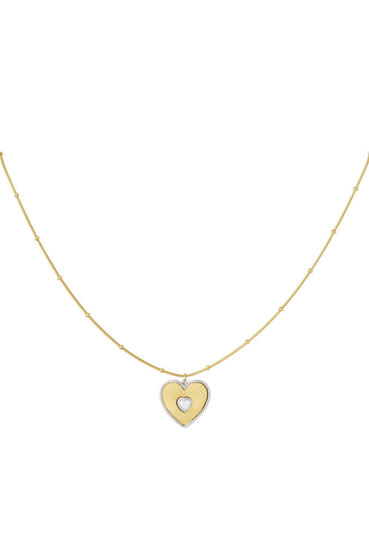 Collar amante corazón