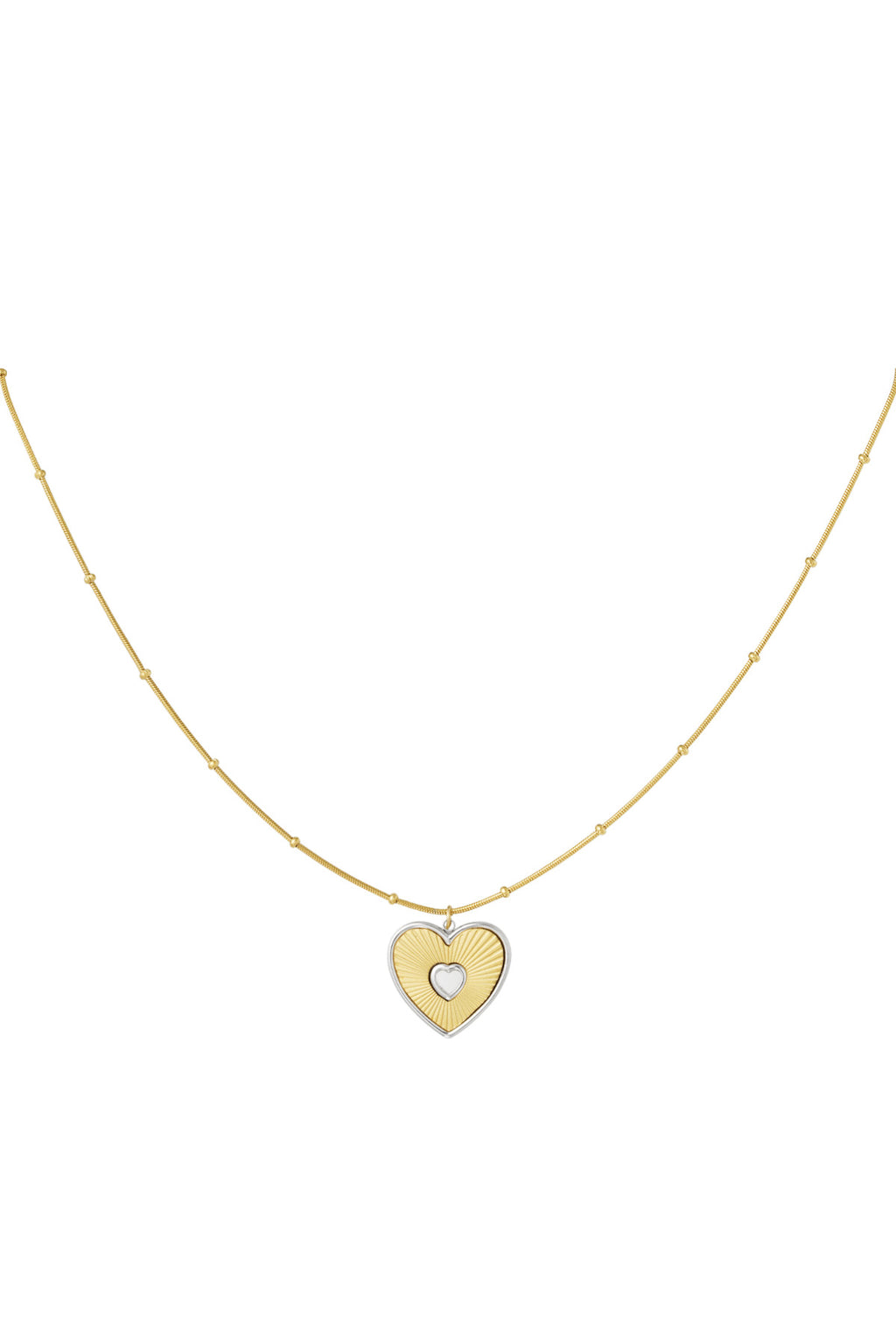 Collar amante corazón