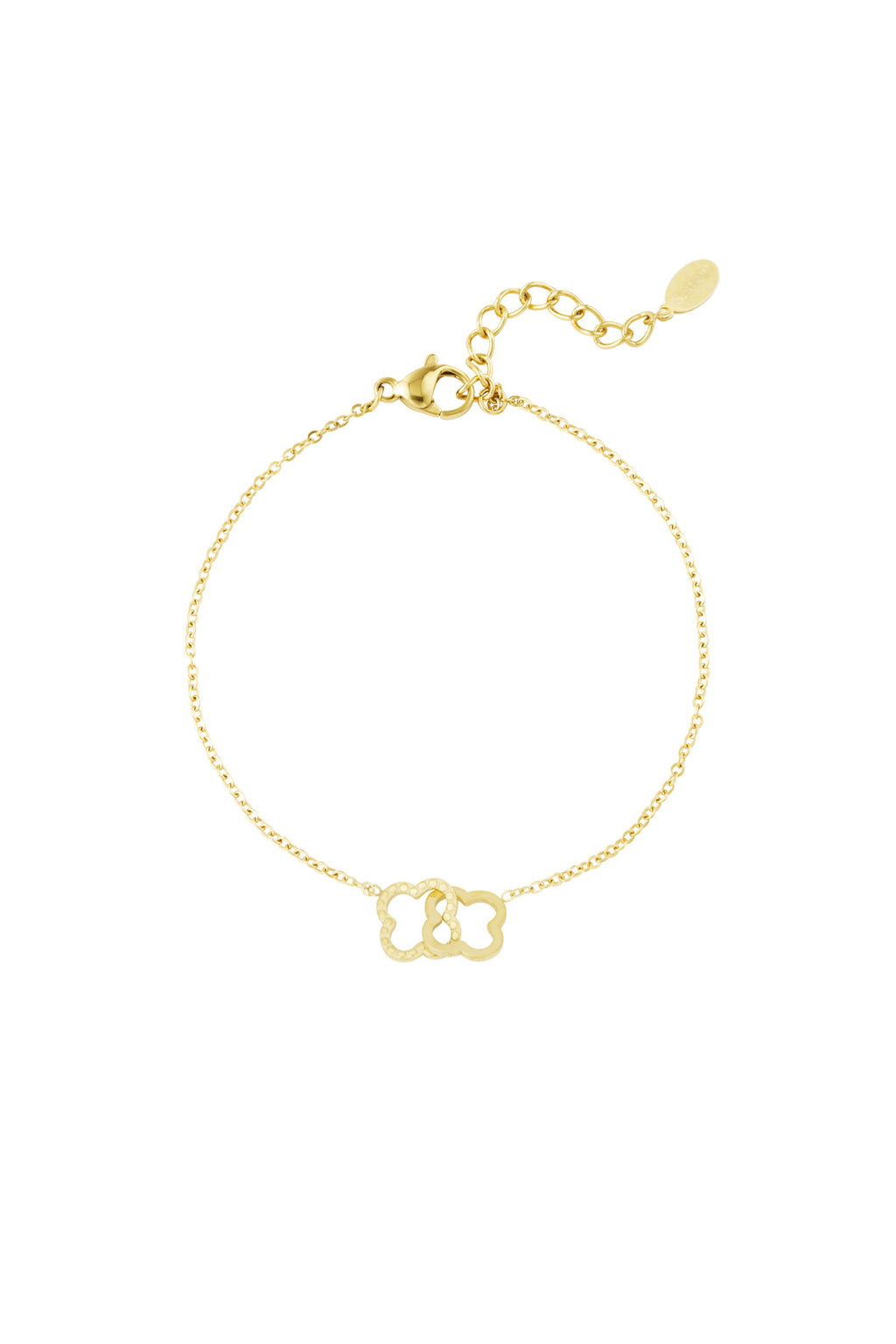 Pulsera de la suerte enlazada