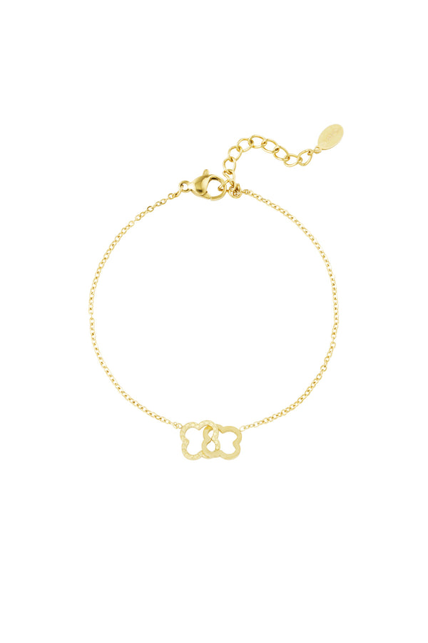 Pulsera de la suerte enlazada