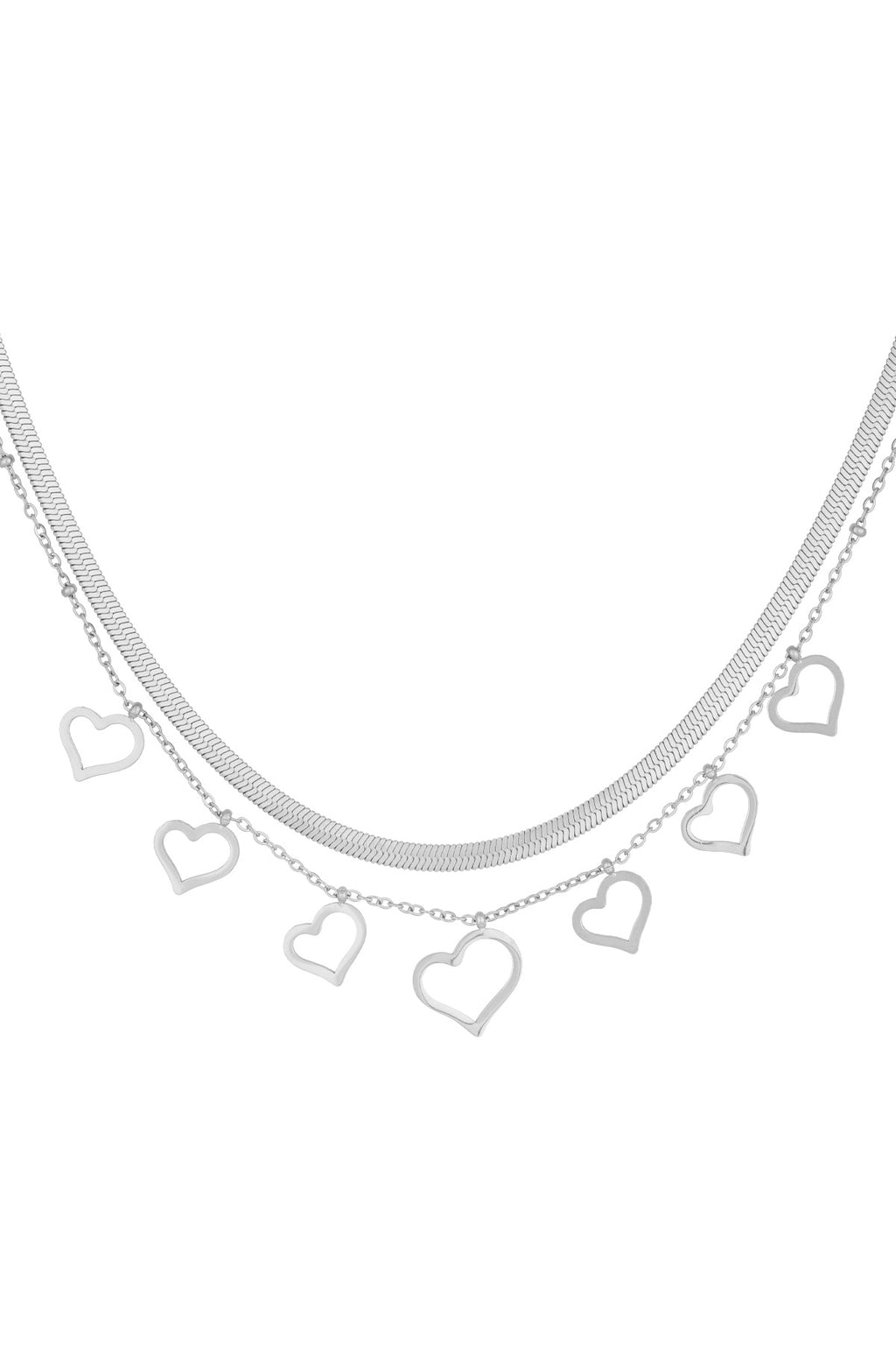 Collar de corazón grueso