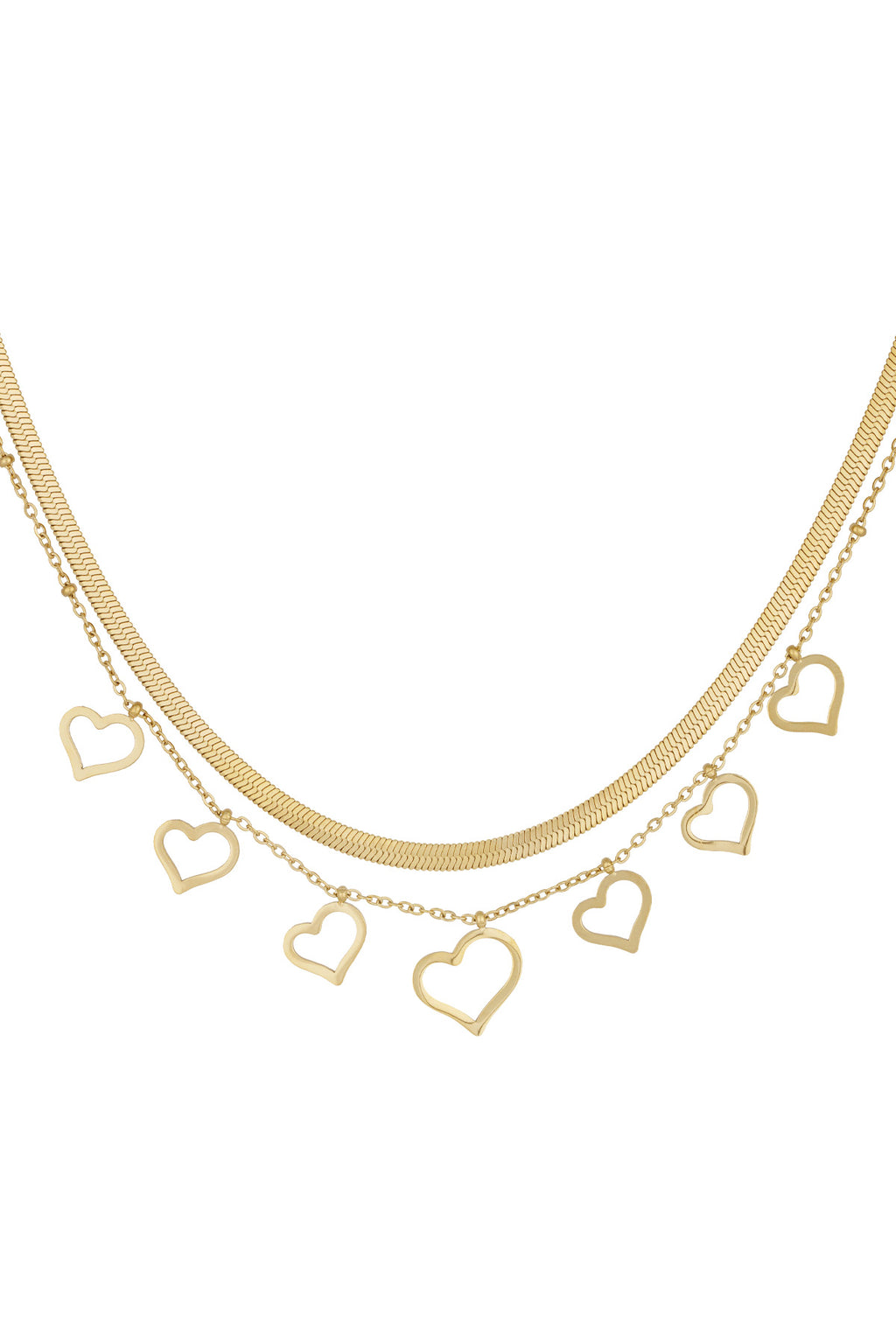 Collar de corazón grueso