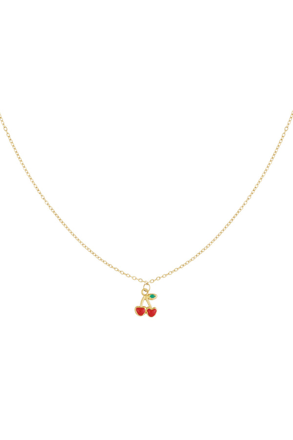 collar cereza amor