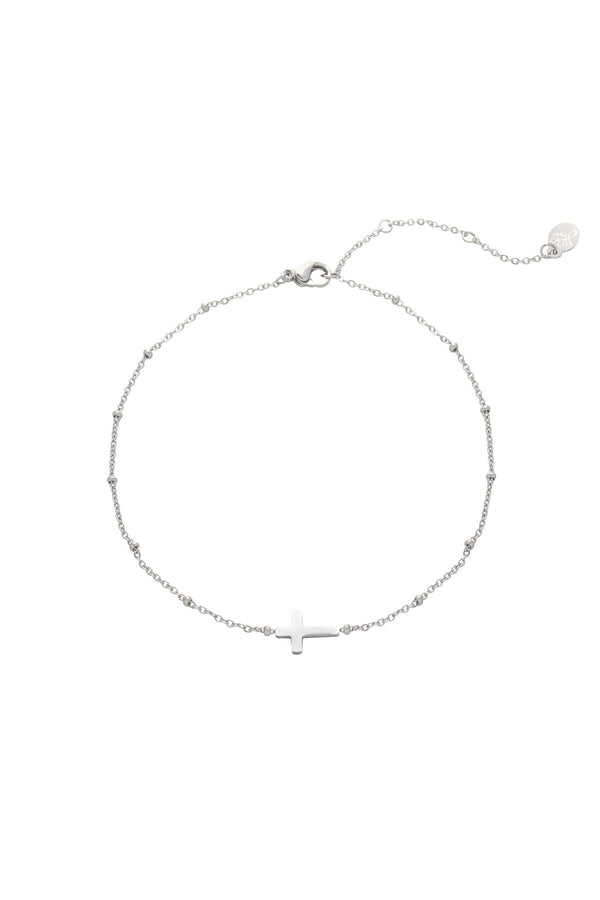 Classic Cross Anklet 