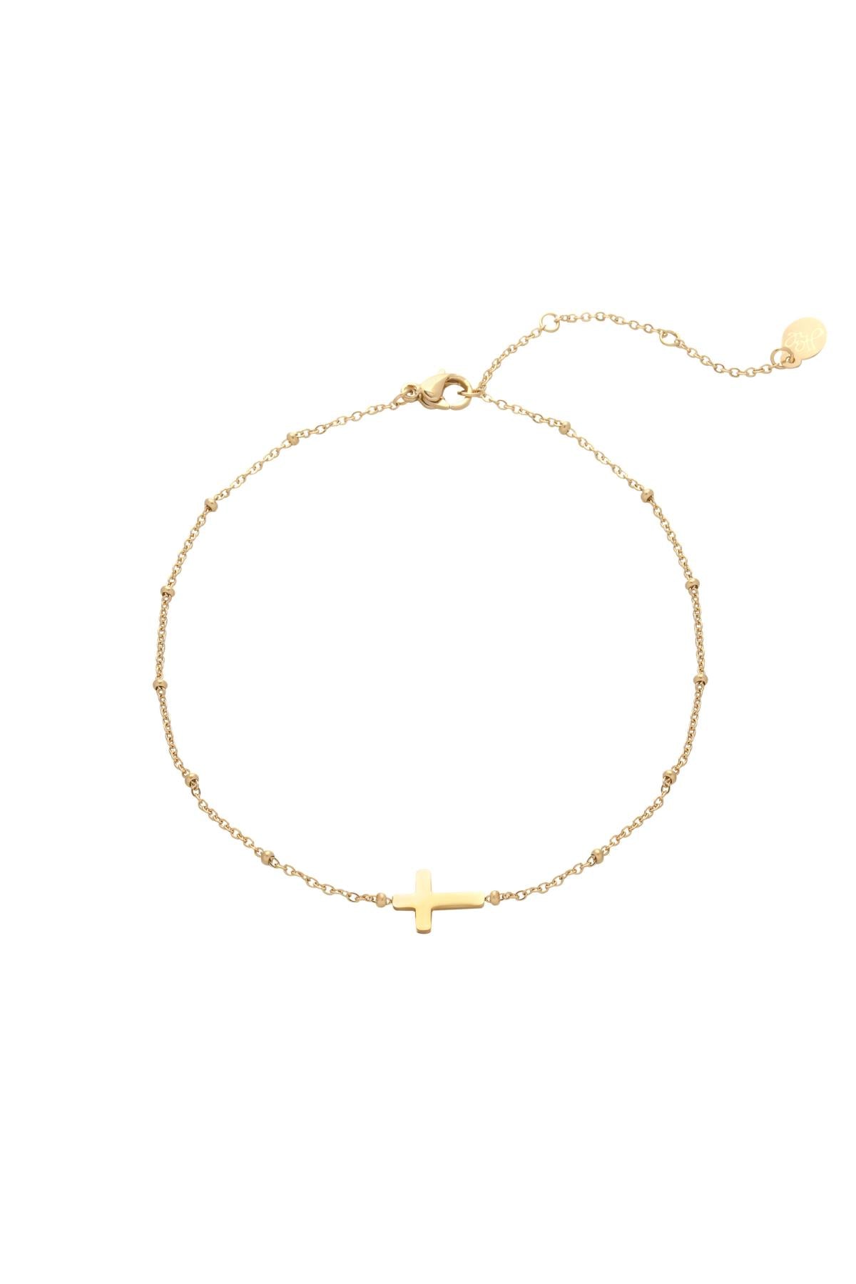 Classic Cross Anklet 