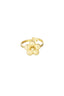 Stylish Stainless Steel Statement Ring - Silver & Gold