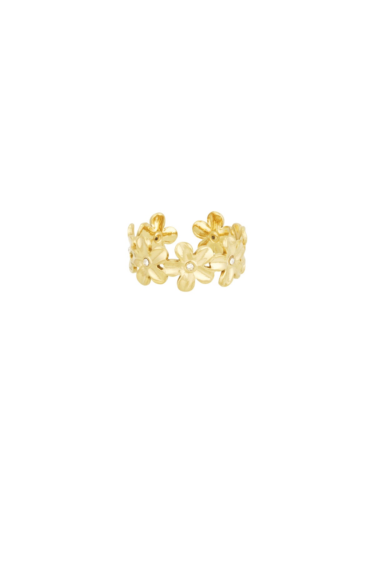 Elegant Statement Rings in Silver & Gold Tones Imagen principal del producto
