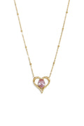 Collar corazón circon