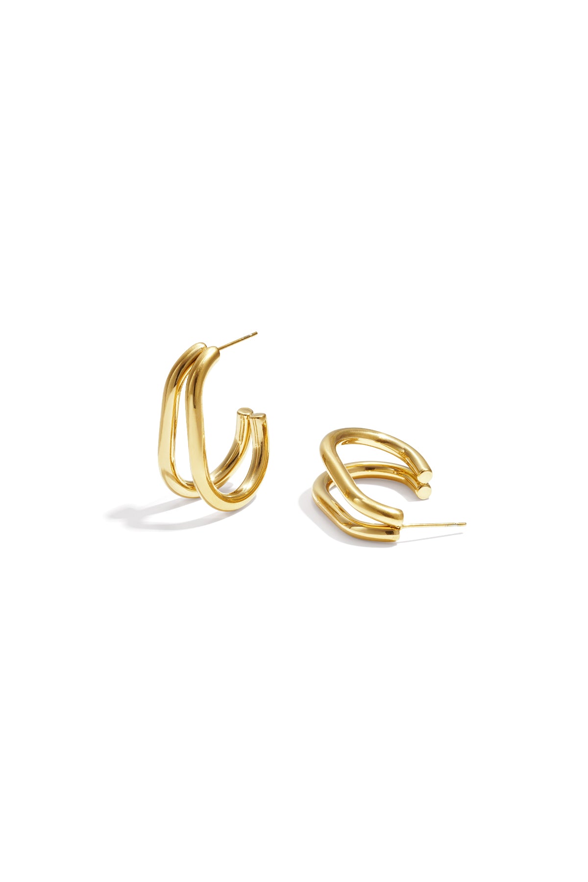 Stylish Gold Hoop Earrings for Everyday Wear Main product image