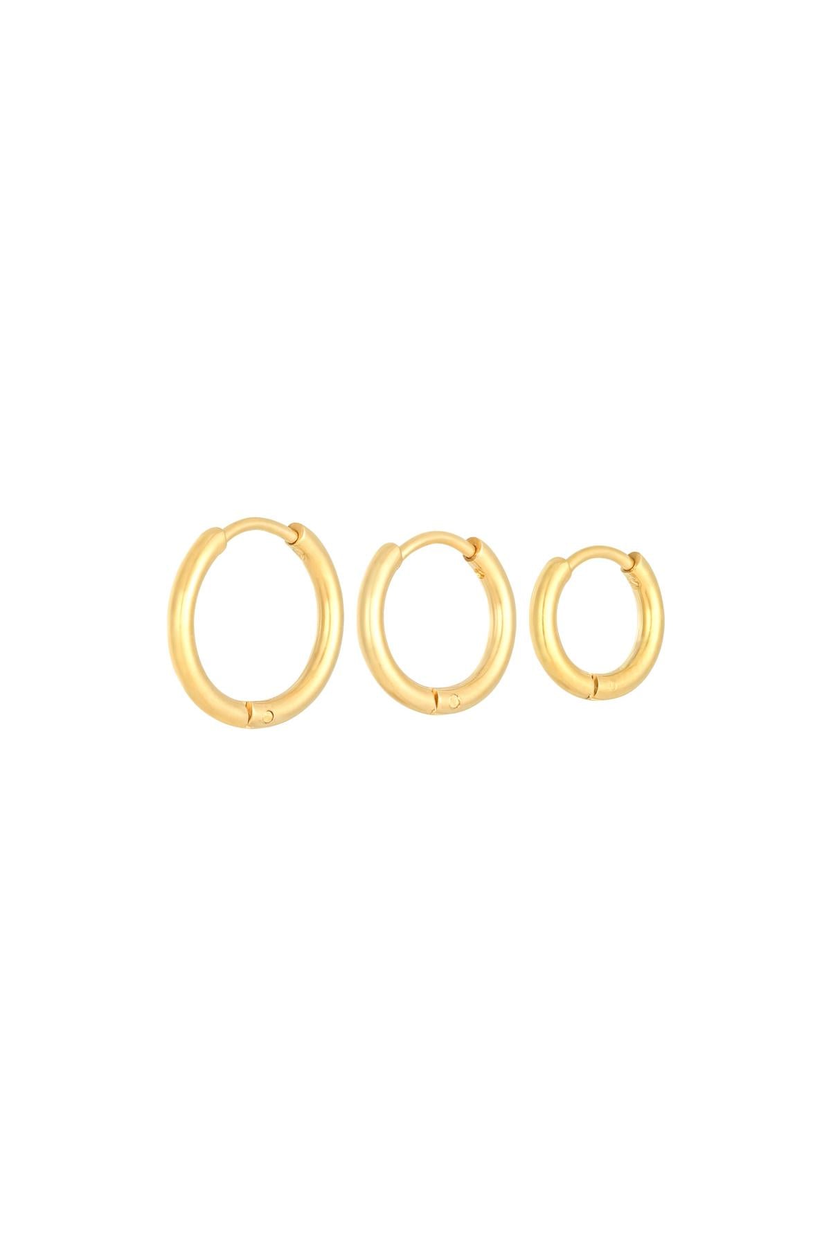 Small hoop sets 3 pieces 