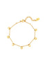 Pulsera con dijes de corazón
