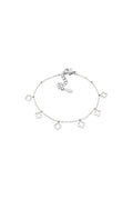 Pulsera Trébol de la Suerte Plateado