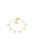 Pulsera Trébol de la Suerte Dorado