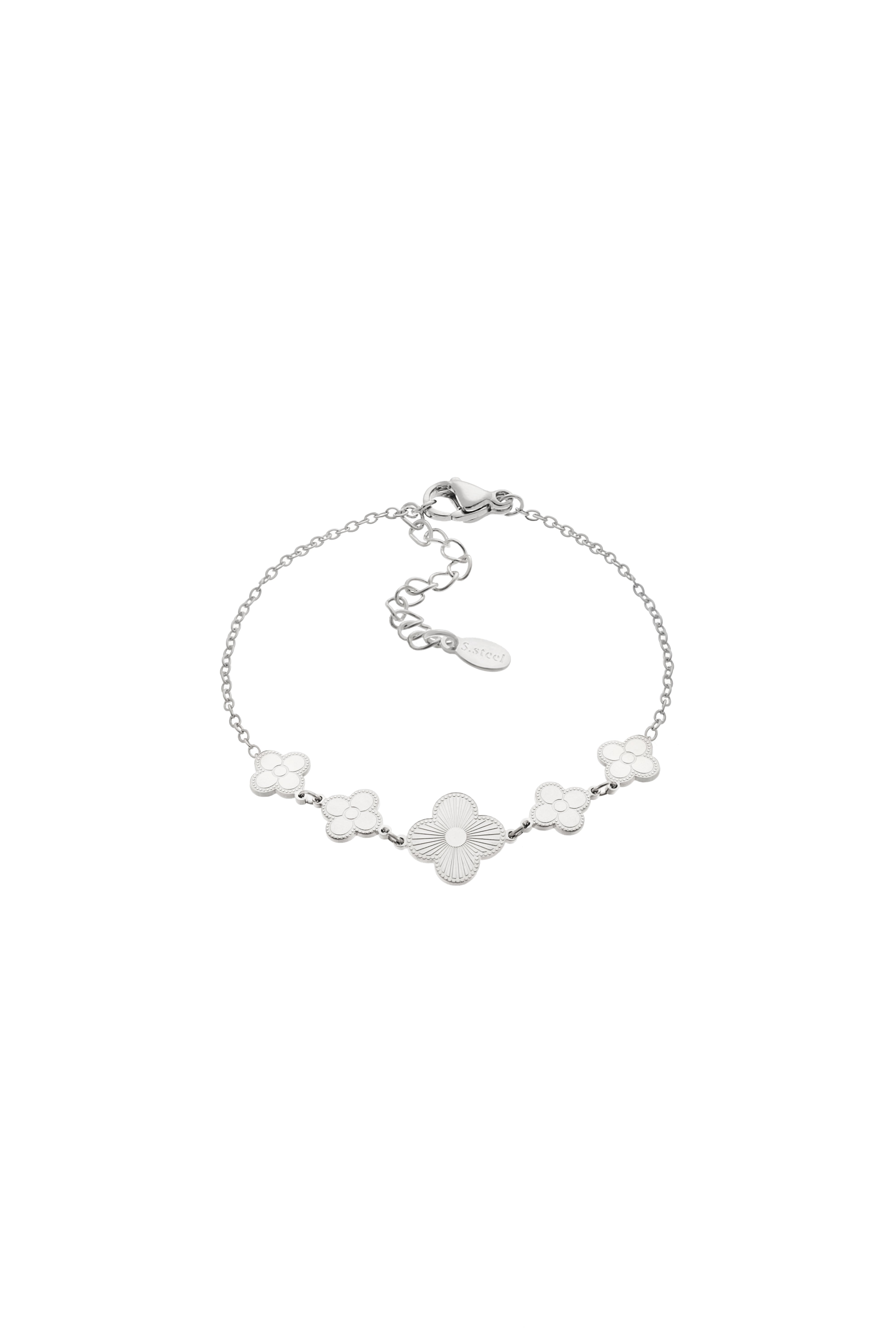 Pulsera Trébol Bloom Plateado