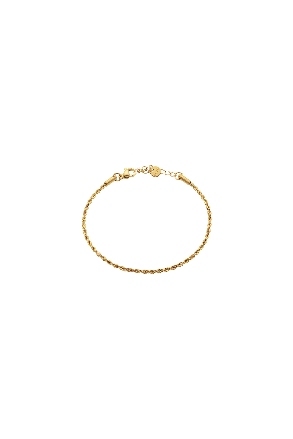 Pulsera Cordón Fino Dorado