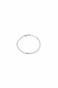 Pulsera Barbada Plateado