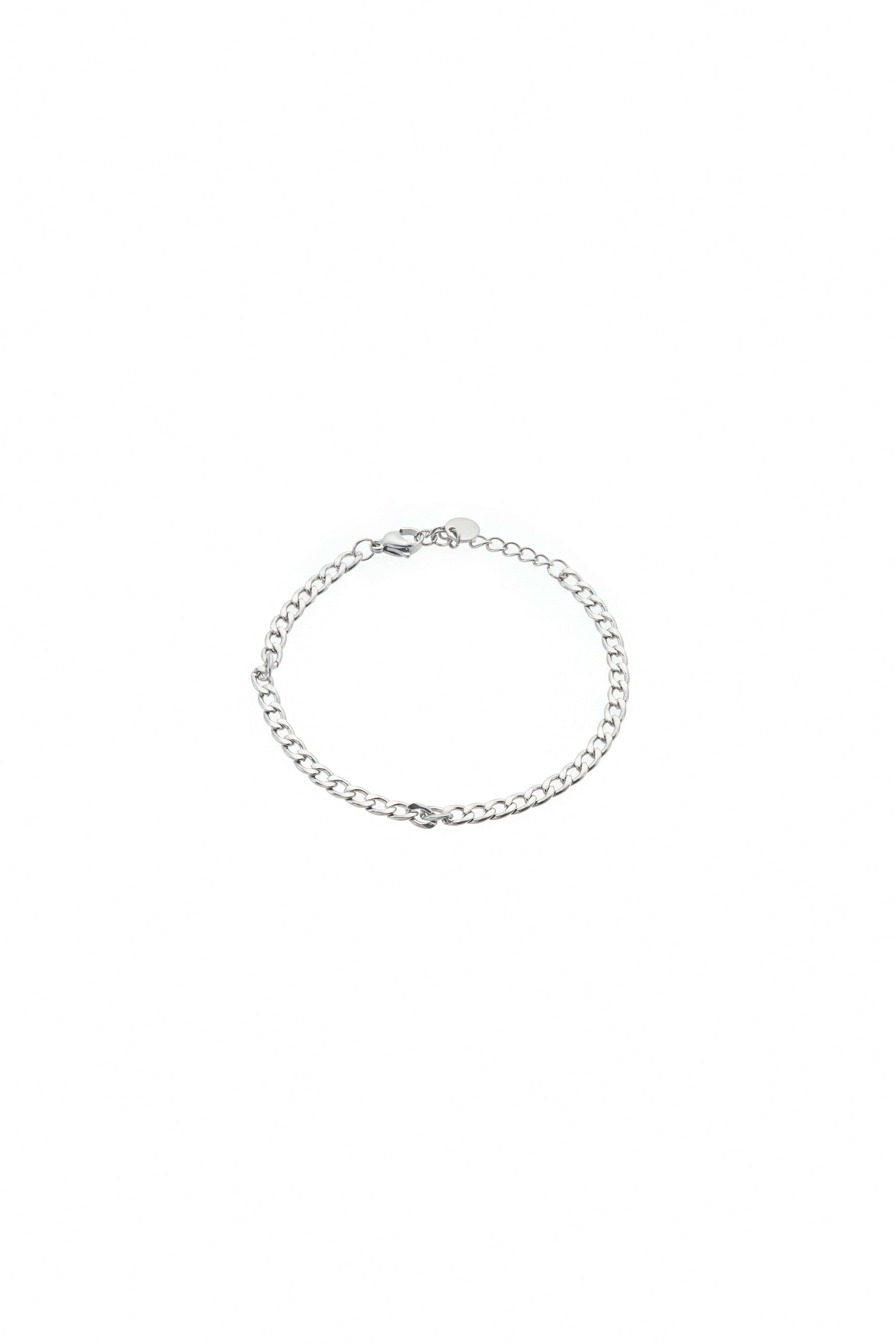 Pulsera Barbada Plateado