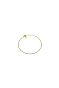 Pulsera Tenis Brillante de Oro