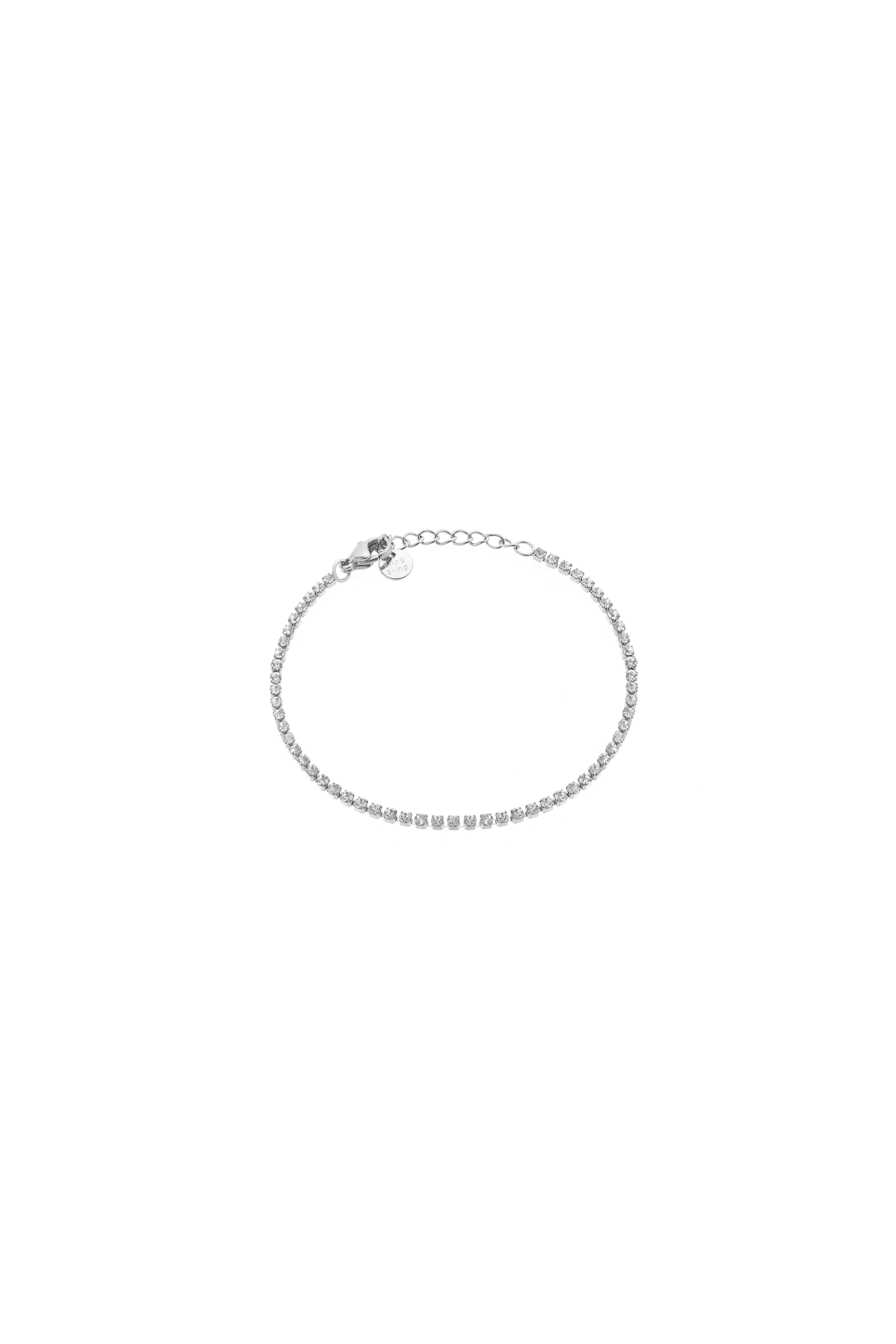 Pulsera Tenis Brillante de Plata