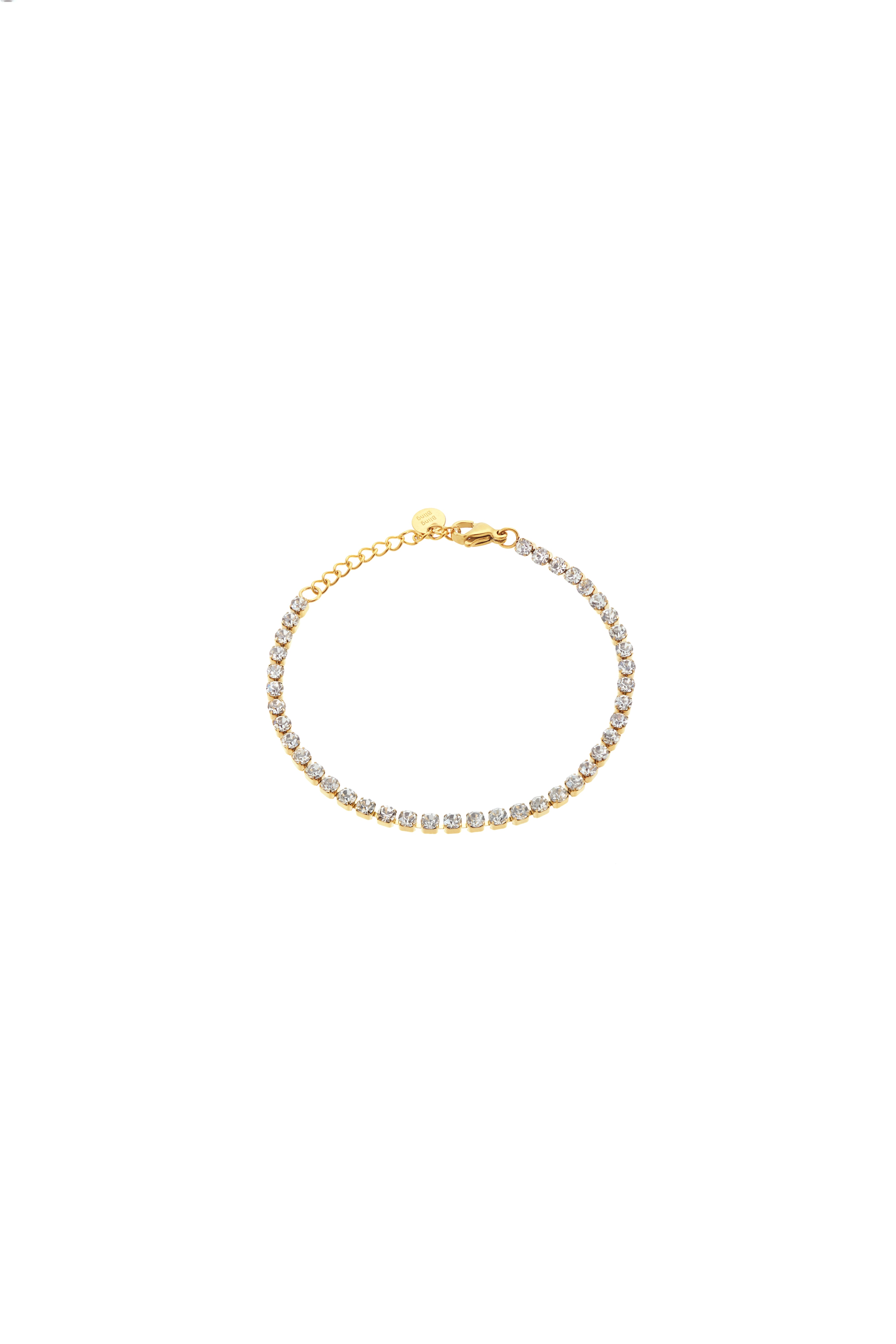 Pulsera Tenis Brillante de Oro