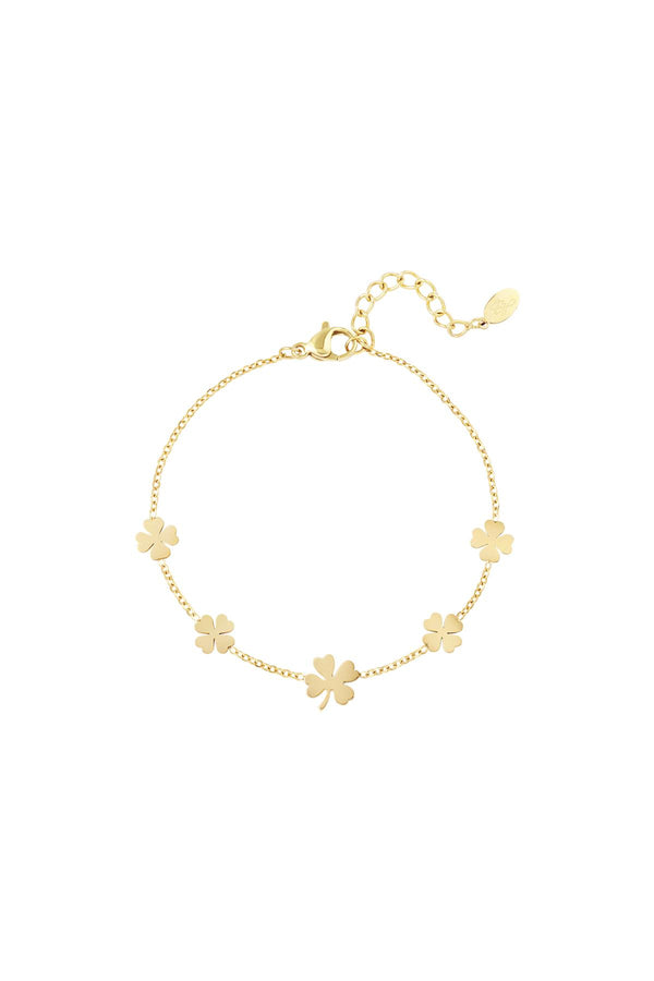 Pulsera 5 tréboles 