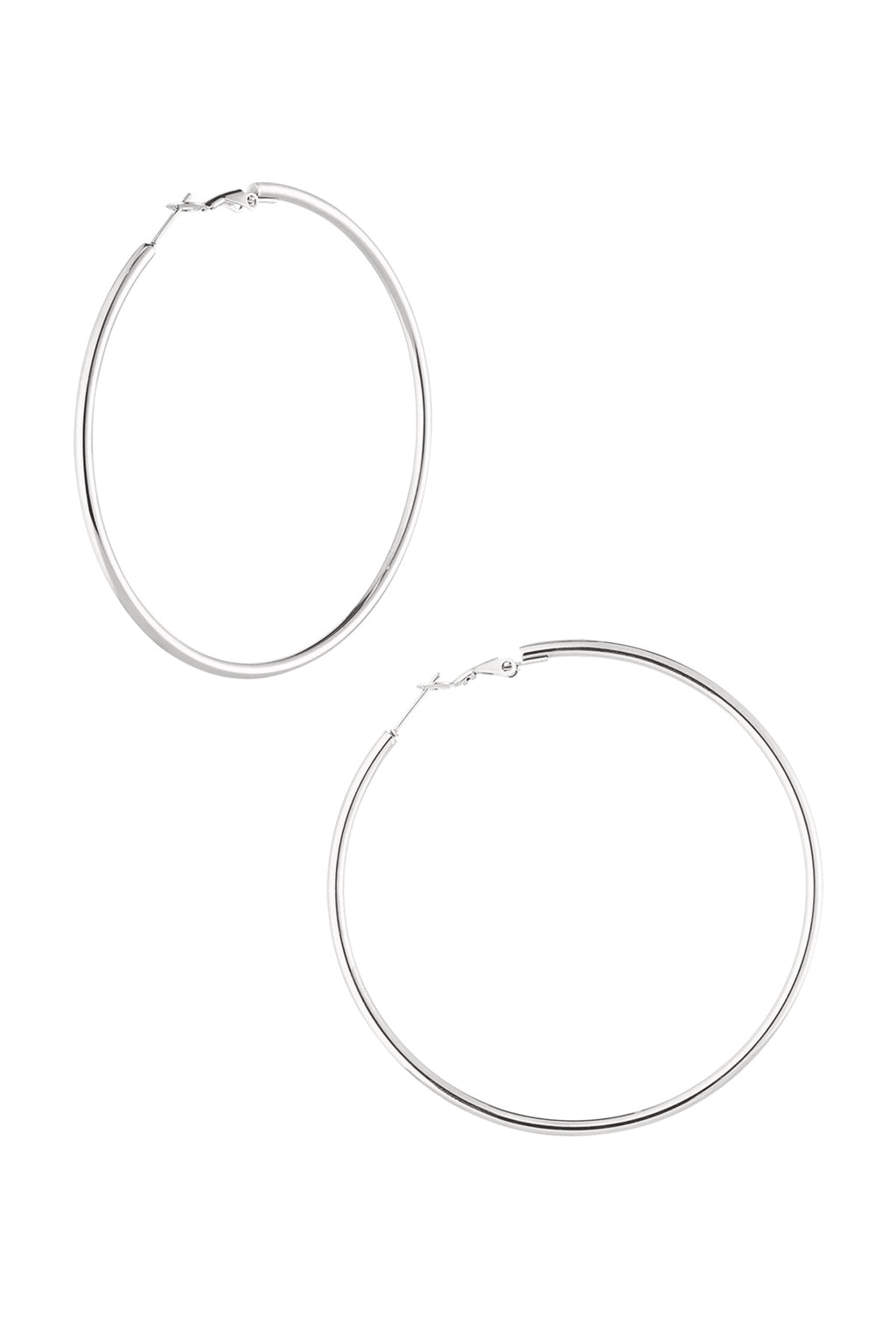 Medium basic hoops - gold