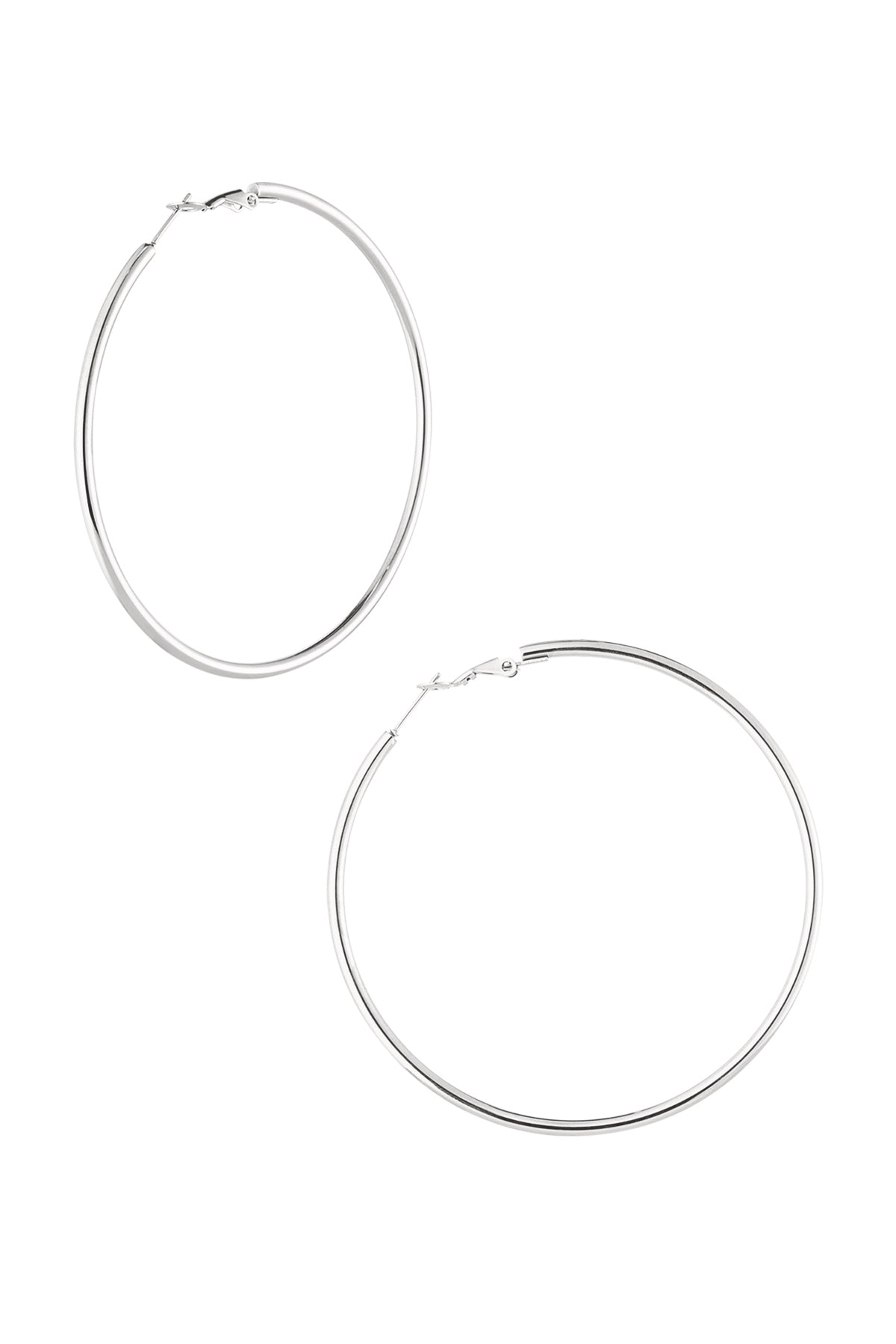 Medium basic hoops - gold
