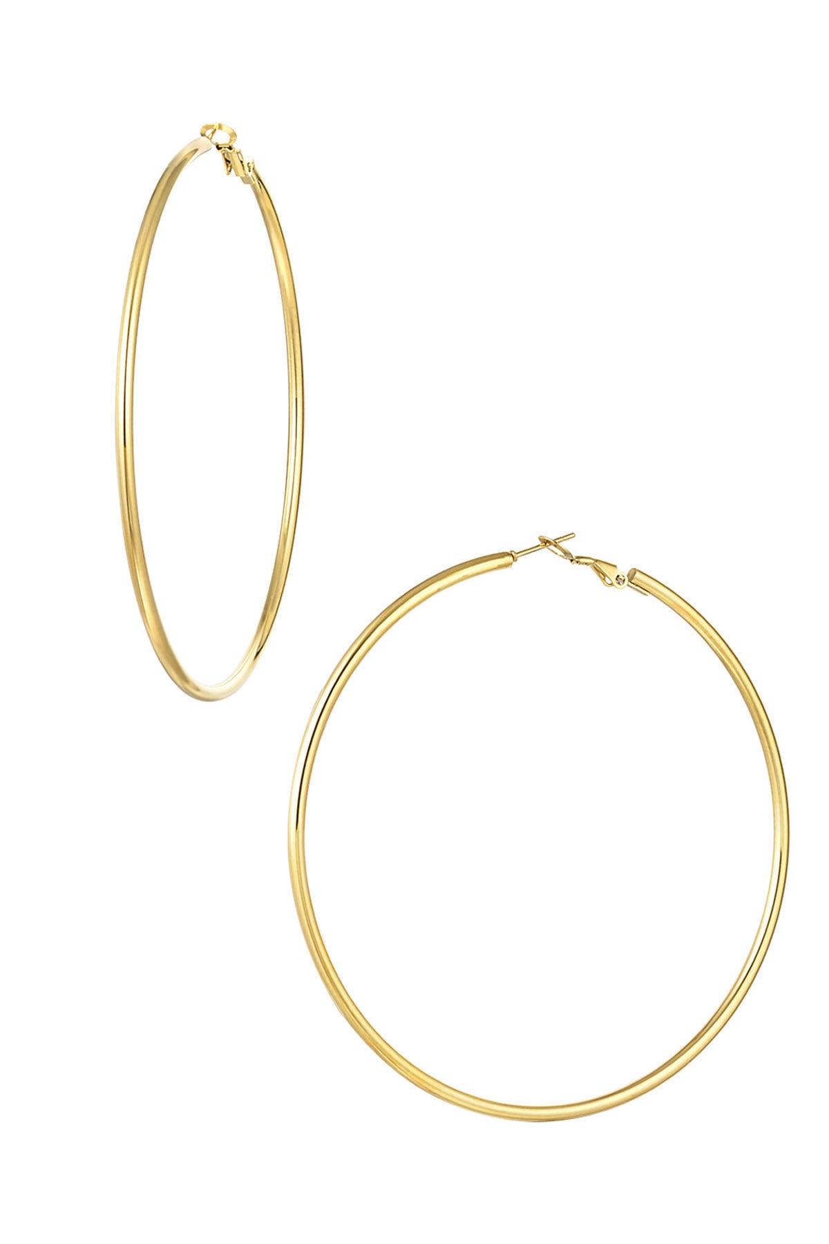 Narrow basic hoops  Main product image