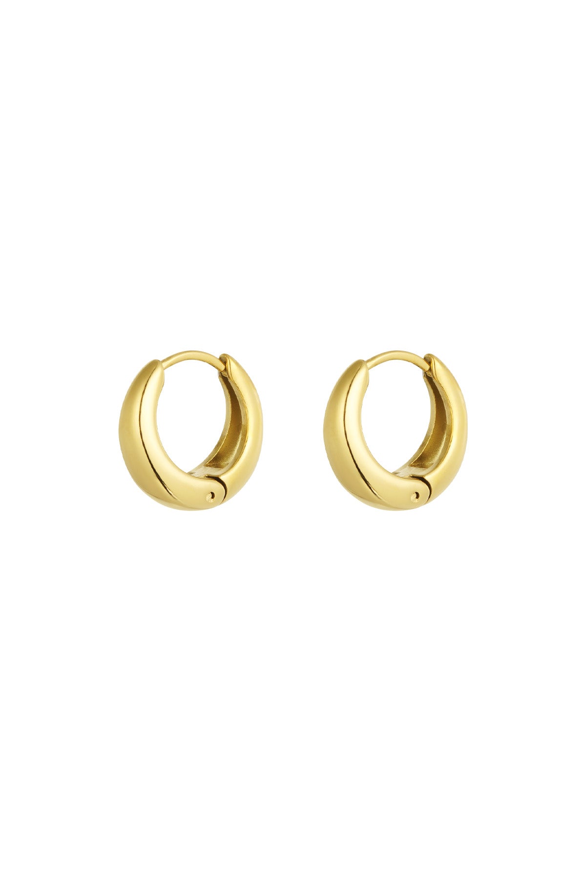Medium basic hoop earrings
