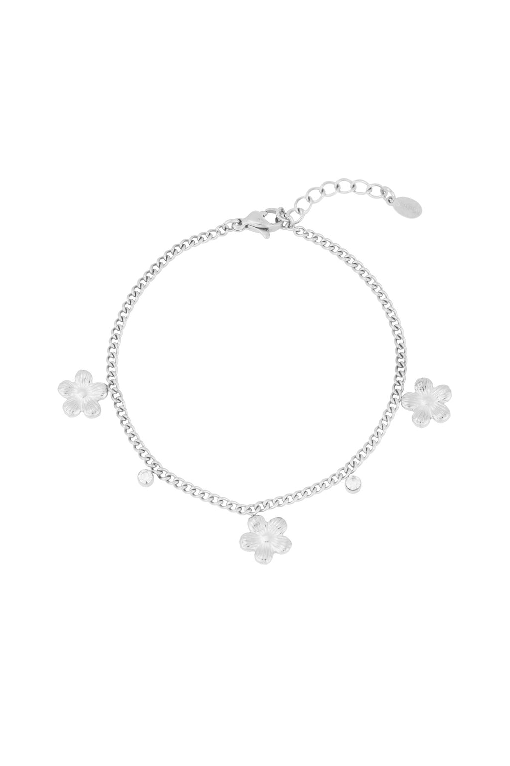 pulsera de flores brillantes