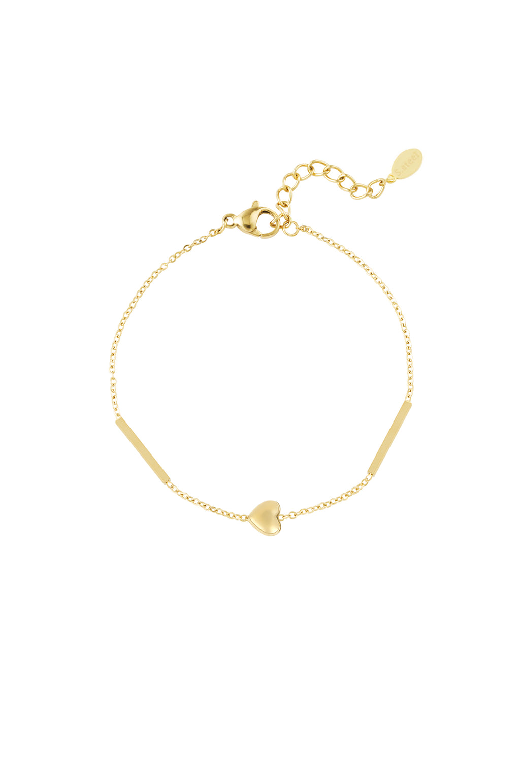 pulsera corazón sencillo