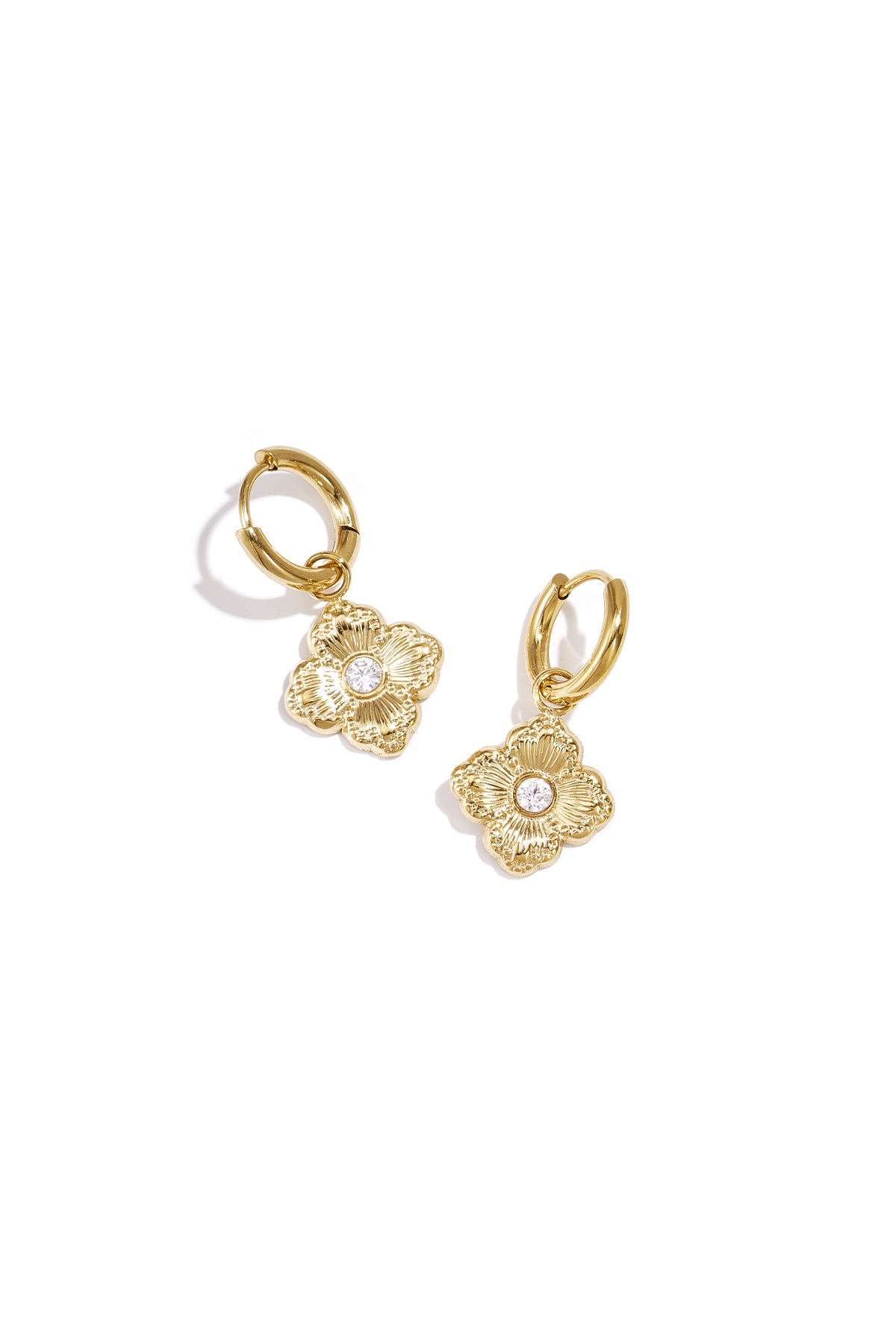 Elegant Flower Drop Earrings for Everyday Glam Main product image