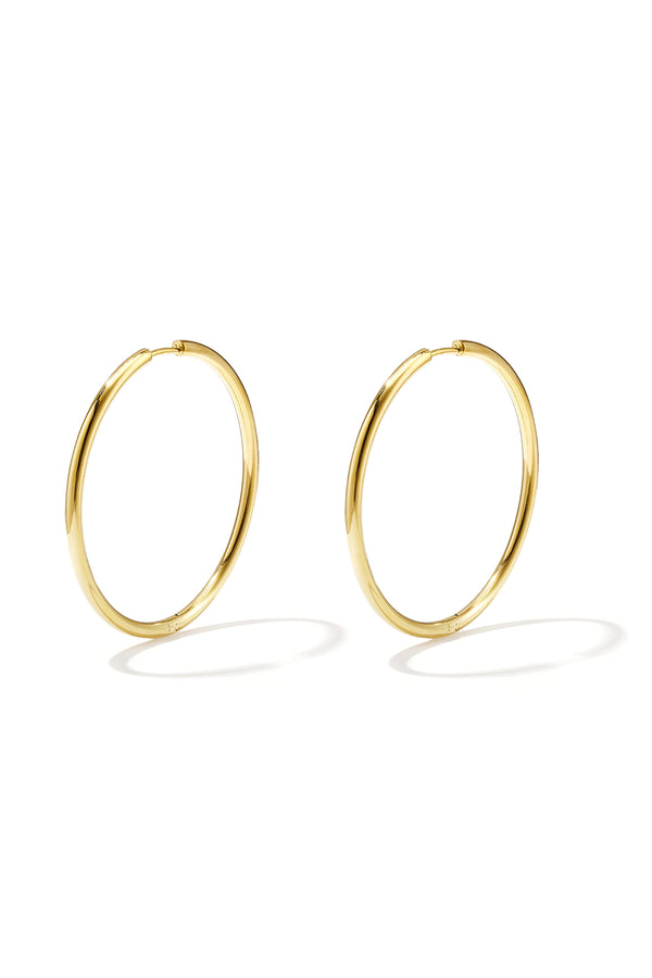 Medium hoop earrings