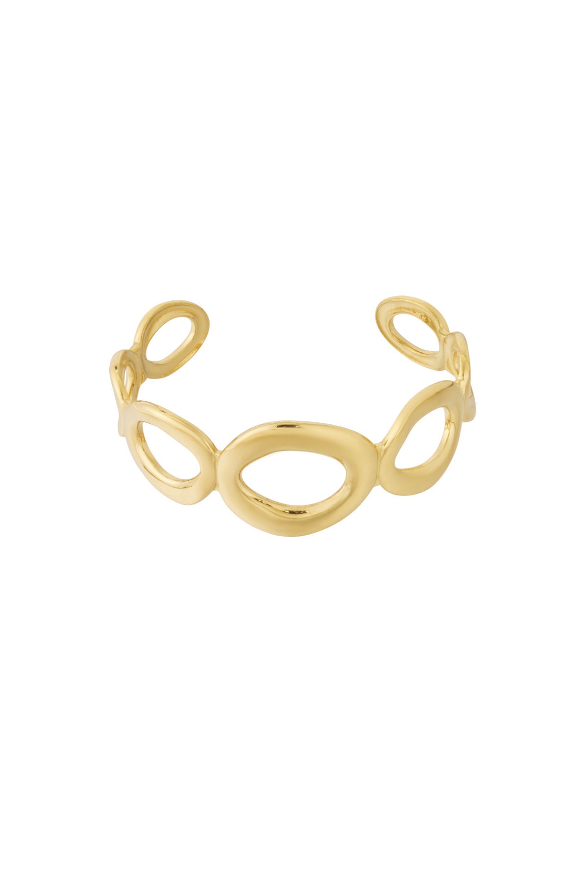 Stylish Gold Cuff Bracelet for Women Imagen principal del producto