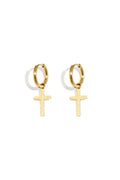 Stylish Cross Drop Earrings for Everyday Wear