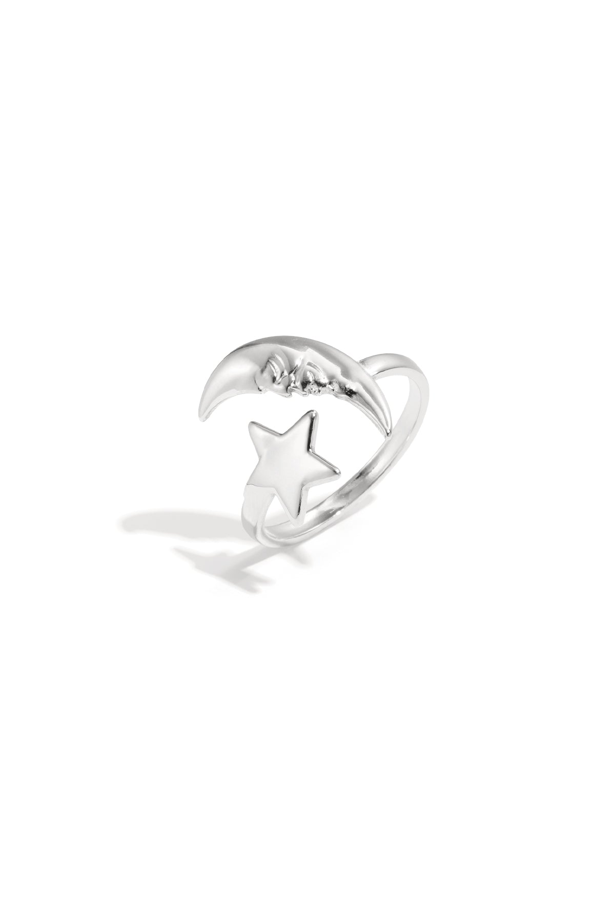 Adjustable Minimalist Star & Moon Rings - All Fit