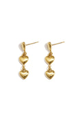 Elegant Heart Dangle Earrings - Timeless Style
