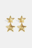 Elegant Star Drop Earrings for Women, Silver & Gold