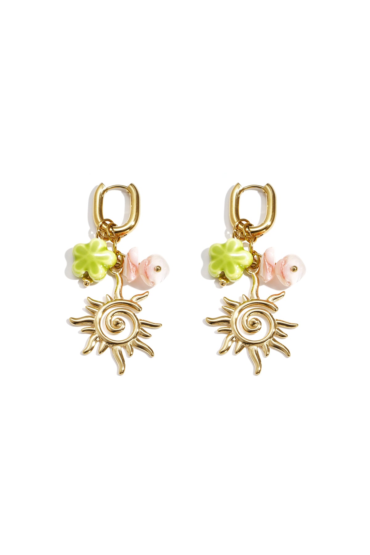 Elegant Gold Drop Earrings for Spring/Summer Main product image