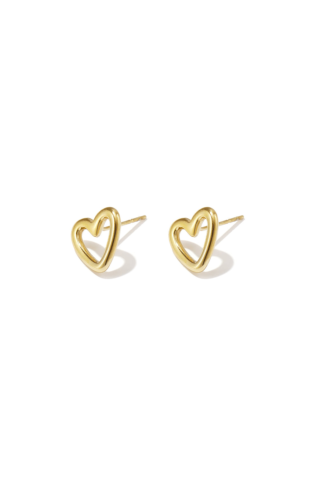 Elegant Heart Stud Earrings for Daily Wear