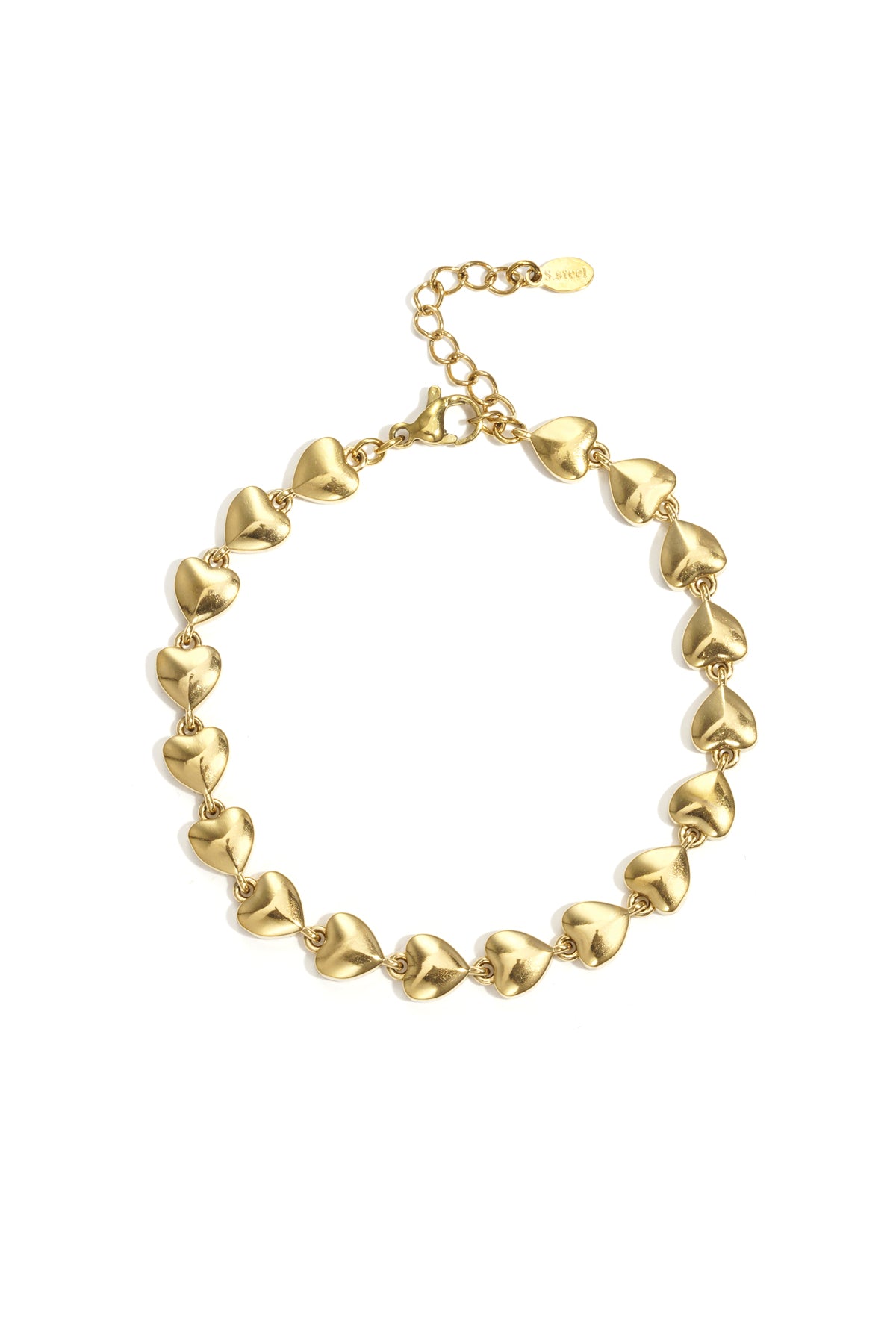 Elegant Heart Chain Bracelet for Everyday Wear Main product image