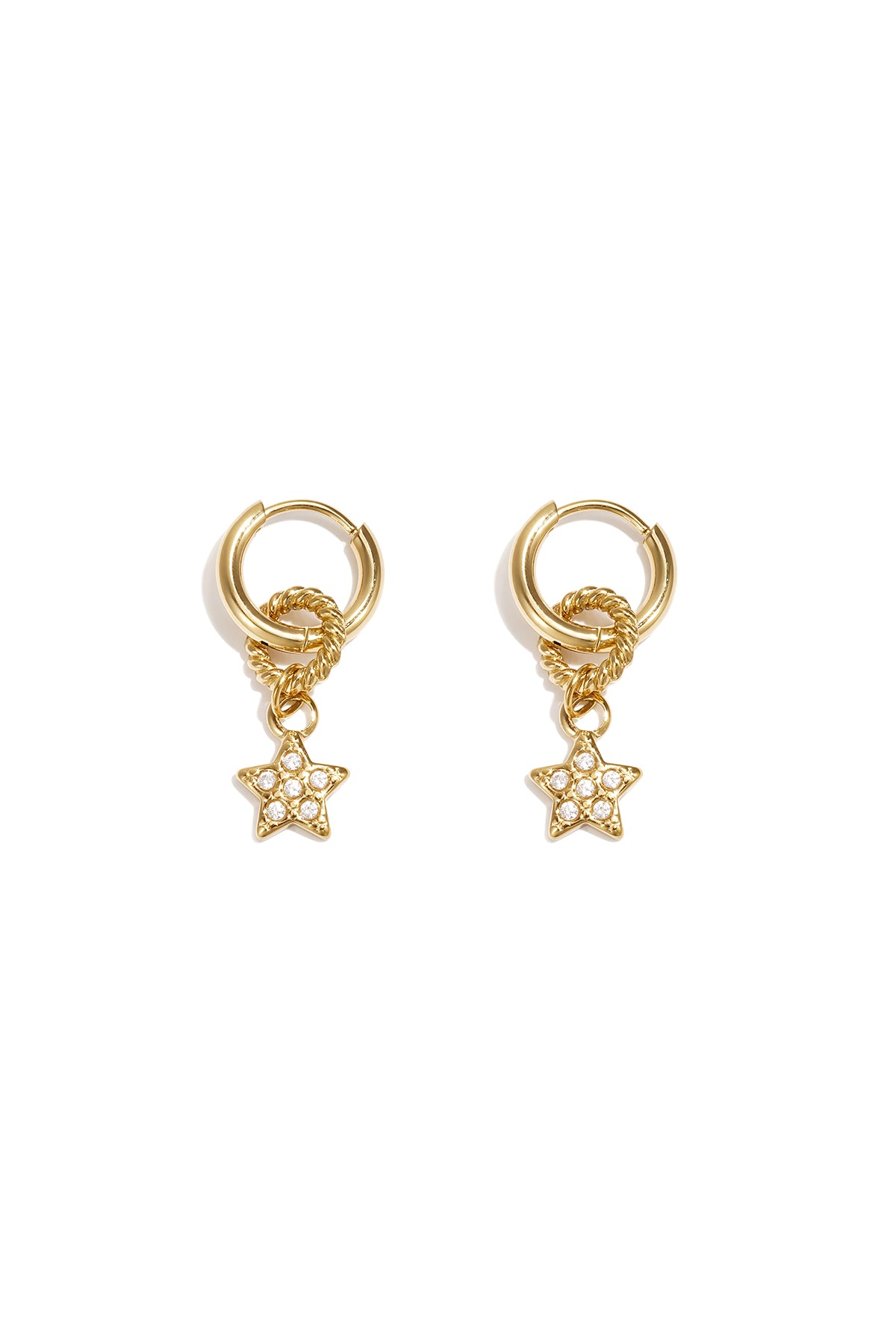 Elegant Star Drop Earrings for Daily Wear Imagen principal del producto