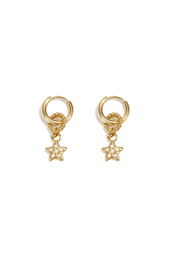Elegant Star Drop Earrings for Daily Wear