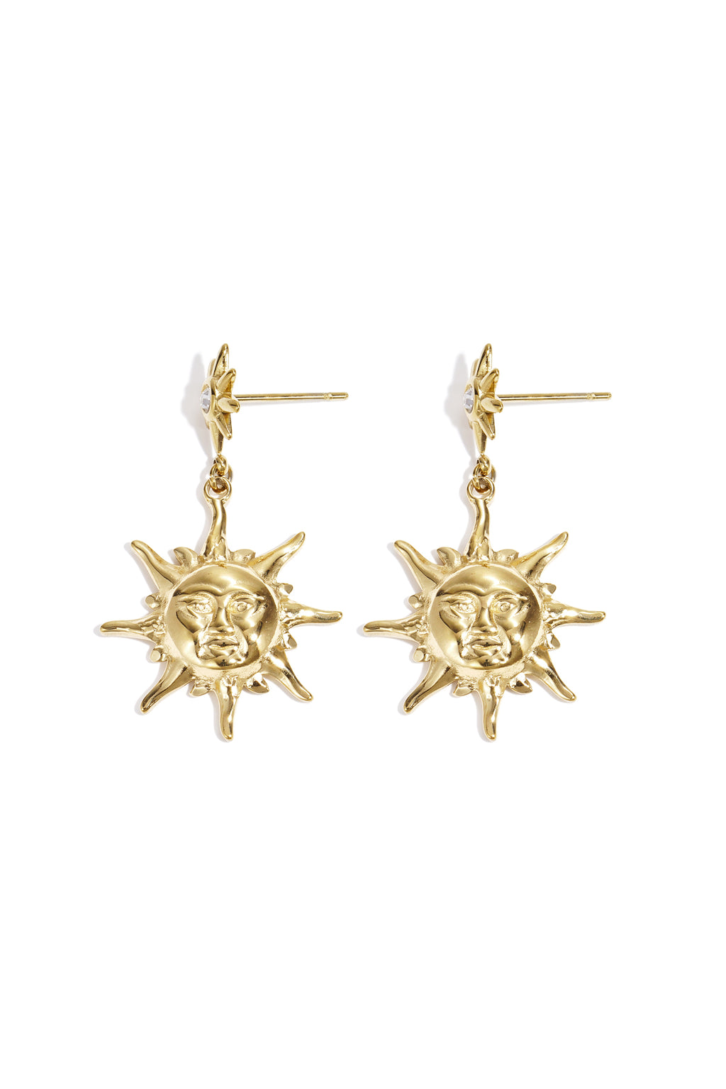 Stylish Sun Dangle Earrings for Everyday Glam