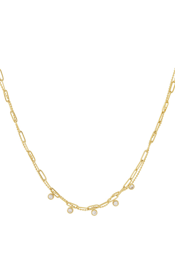 Collar de cadena brillante