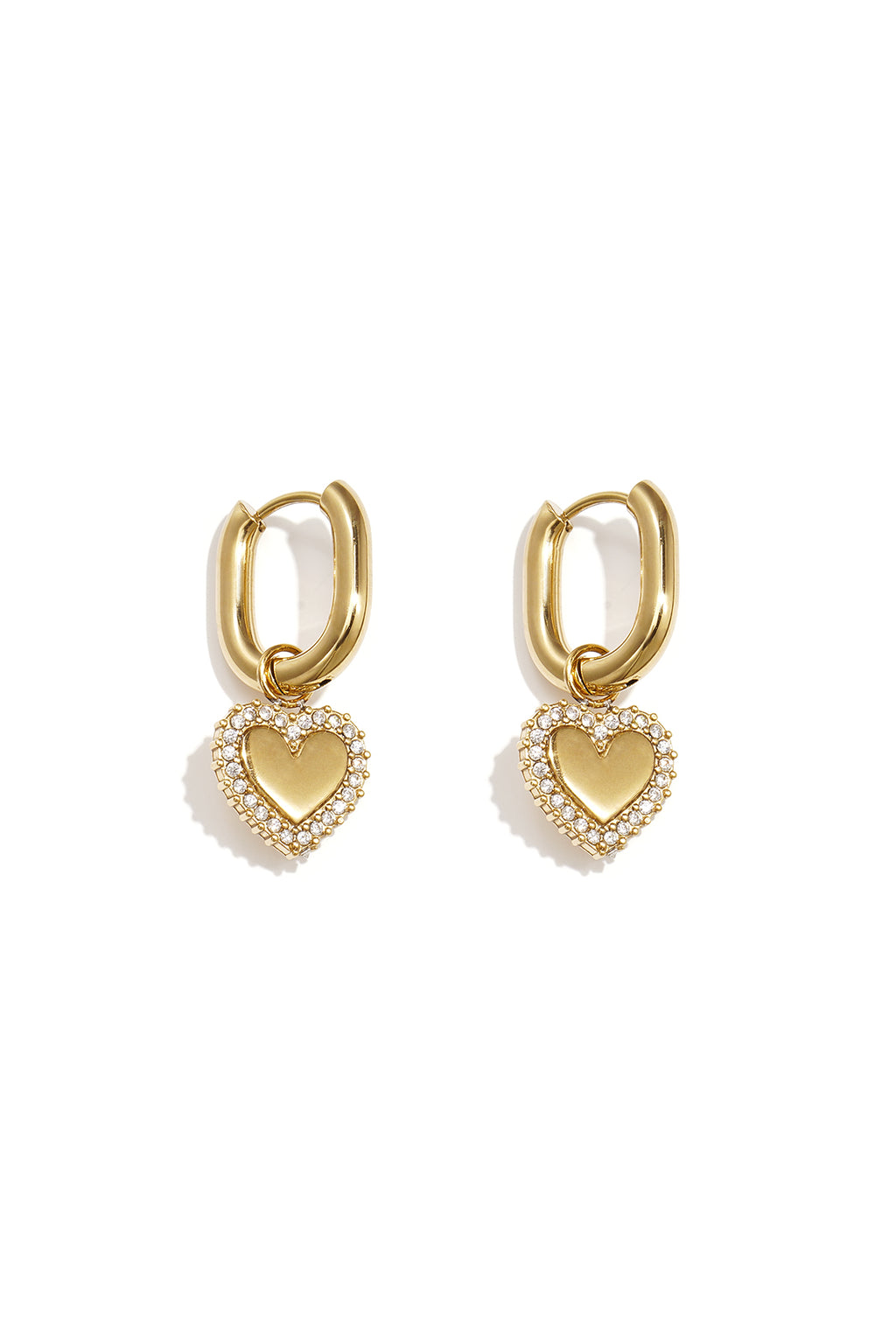 Stylish Heart-Shaped Drop Earrings for Everyday Glam