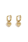 Stylish Heart-Shaped Drop Earrings for Everyday Glam