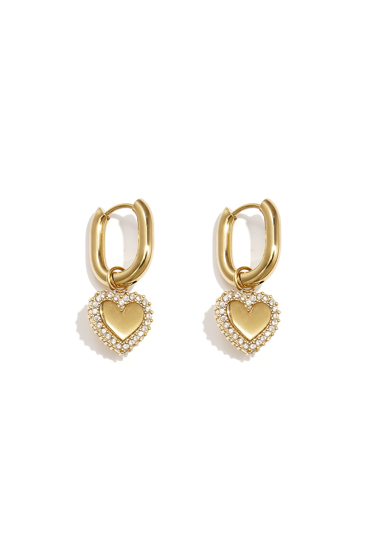 Stylish Heart-Shaped Drop Earrings for Everyday Glam