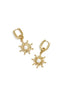 Elegant Sun Geometric Drop Earrings - All Fit